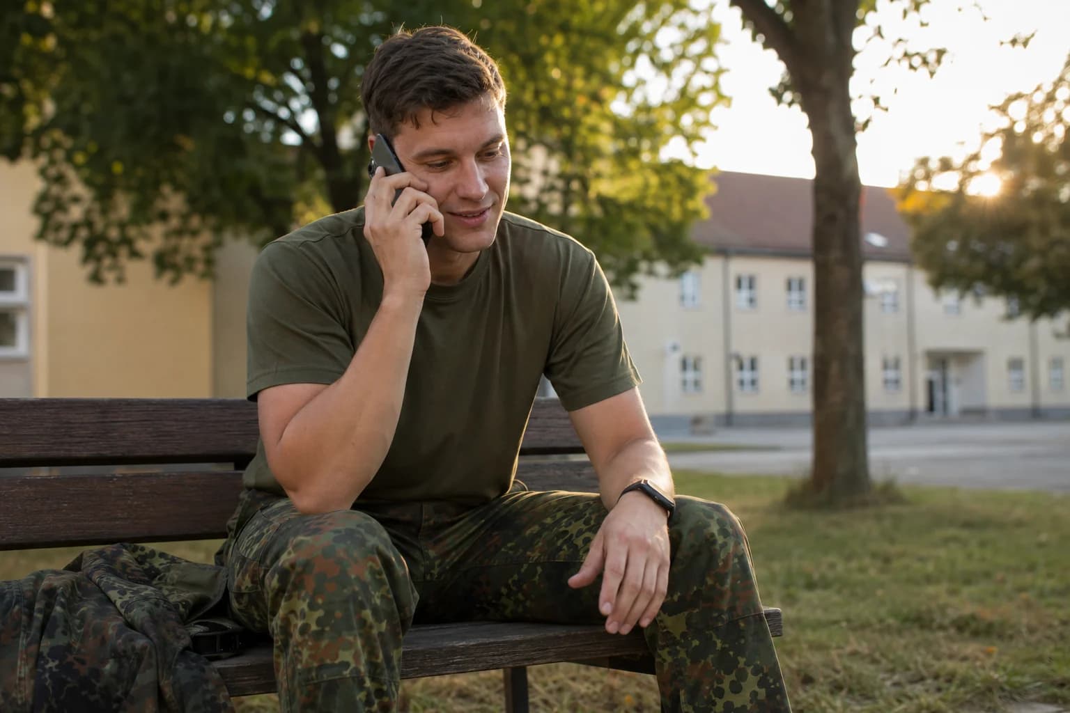 Nach Dienstschluss Kontakt nach Hause halten